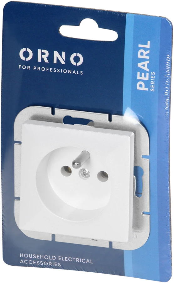 Gniazdo Lizdas Lizdas su 2P+Z Pearl, 16A, 250V, PT-16P, baltas