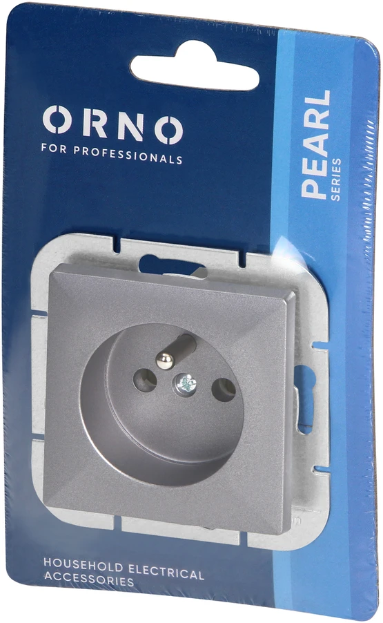 Gniazdo Lizdas Lizdas su 2P+Z Pearl, 16A, 250V, PT-16P, antracito spalvos