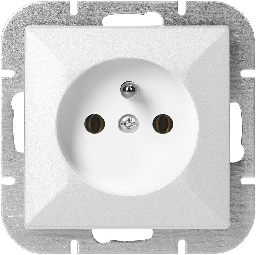 Gniazdo Lizdas Lizdas su 2P+Z Pearl, 16A, 250V, PT-16P, baltas