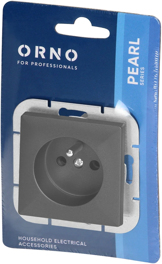 Gniazdo Lizdas Lizdas su 2P+Z Pearl, 16A, 250V, PT-16P, juodas