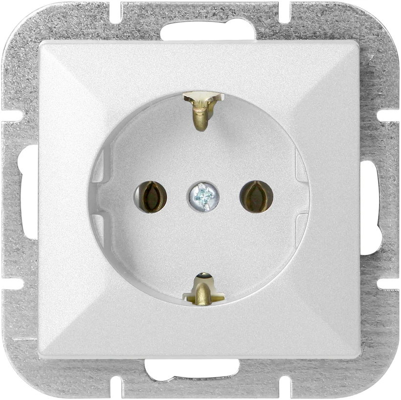 Gniazdo Lizdas Lizdas su 2P+Z Schuko Pearl, 16A, 250V, PT-17P, baltas