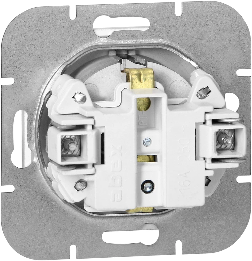 Gniazdo Lizdas Lizdas su 2P+Z Schuko Pearl, 16A, 250V, PT-17P, baltas