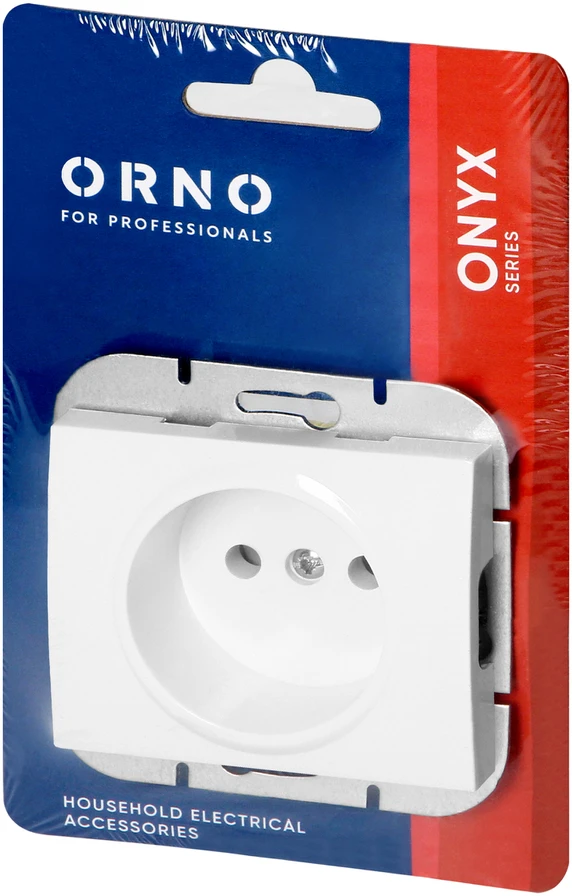 Gniazdo Lizdas Lizdas su išėjimu 2P Onyx, 16A, 250V, PT-15O, baltas