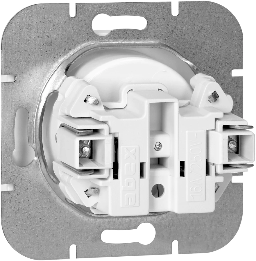 Gniazdo Lizdas Lizdas su išėjimu 2P Onyx, 16A, 250V, PT-15O, baltas