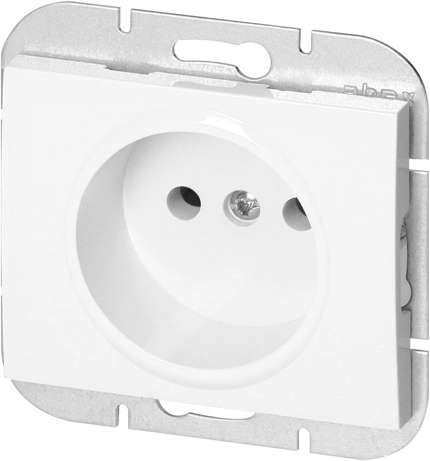 Gniazdo Lizdas Lizdas su išėjimu 2P Onyx, 16A, 250V, PT-15O, baltas