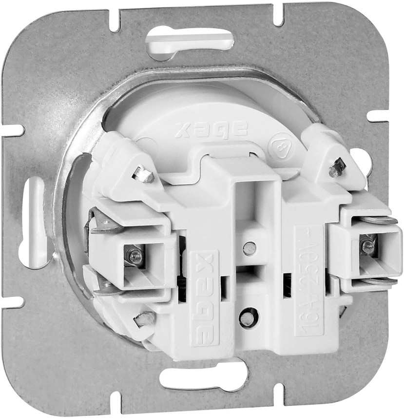 Gniazdo Lizdas Lizdas su išėjimu 2P Pearl, 16A, 250V, PT-15P, baltas