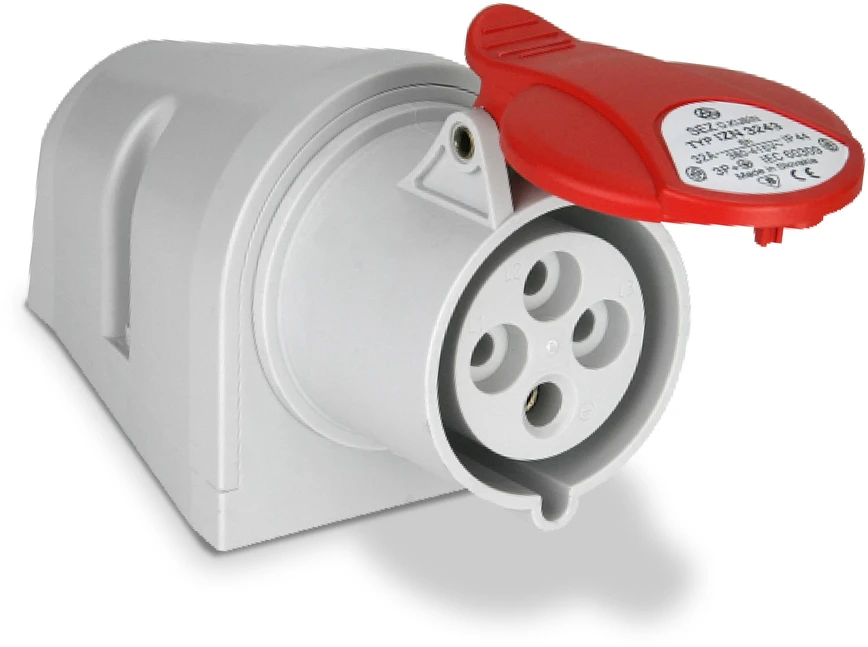 Orno Lizdas Maitinimo lizdas 16A/4P, IP44