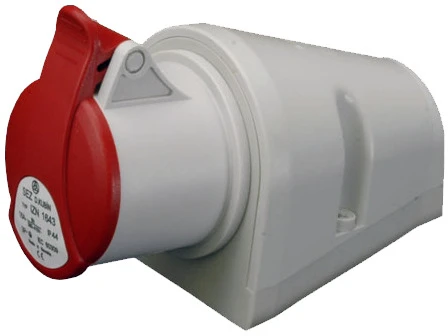 Gniazdo Maitinimo lizdas 32A/4P, IP44