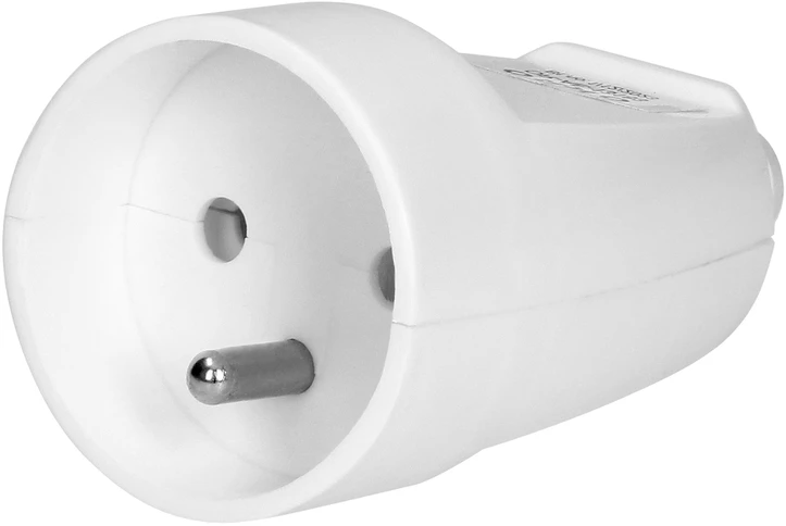 Orno Nešiojama vienguba išardoma jungtis, 16A, 250V, 2P+Z, balta