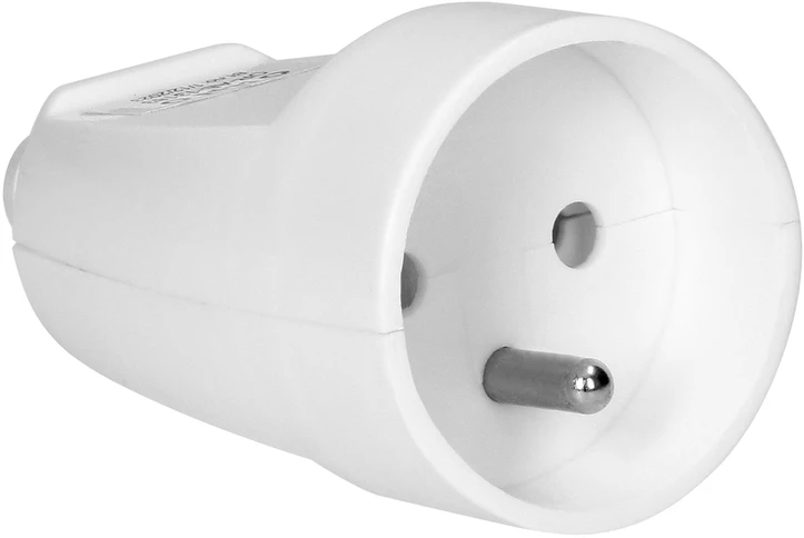 Orno Nešiojama vienguba išardoma jungtis, 16A, 250V, 2P+Z, balta