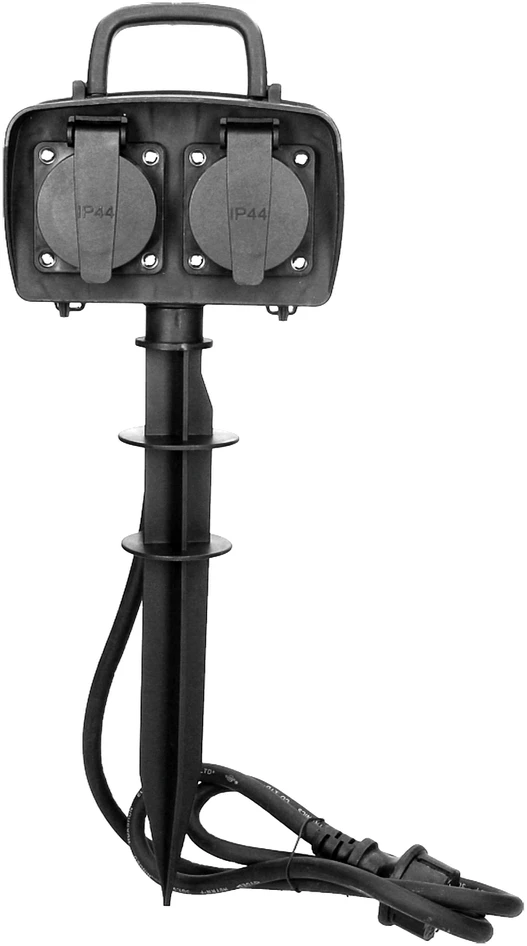 ORNO GNIAZDA OGRODOWE 2x2P+Z 1,5m IP44 3G1,5mm2