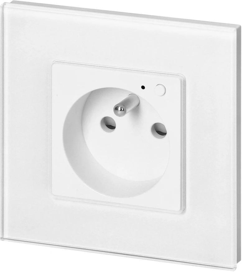 Orno Lizdas „Tuya Smart Wi-Fi“ viengubas įleidžiamas lizdas, baltas
