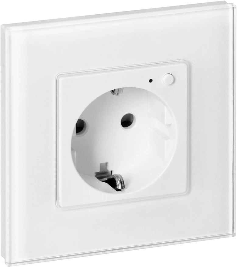 Orno Lizdas „Tuya Smart Wi-Fi“ viengubas lizdas, „Schuko“, baltas