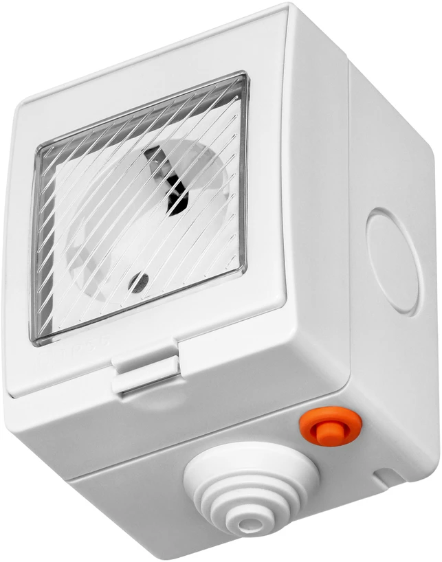 Orno Lizdas „Tuya Smart Wi-Fi“ virštinkinis lizdas IP55, „Schuko“