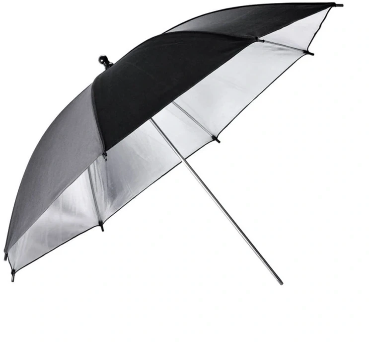 Godox UB-002 Juodas and Sidabrinis Umbrella 84cm