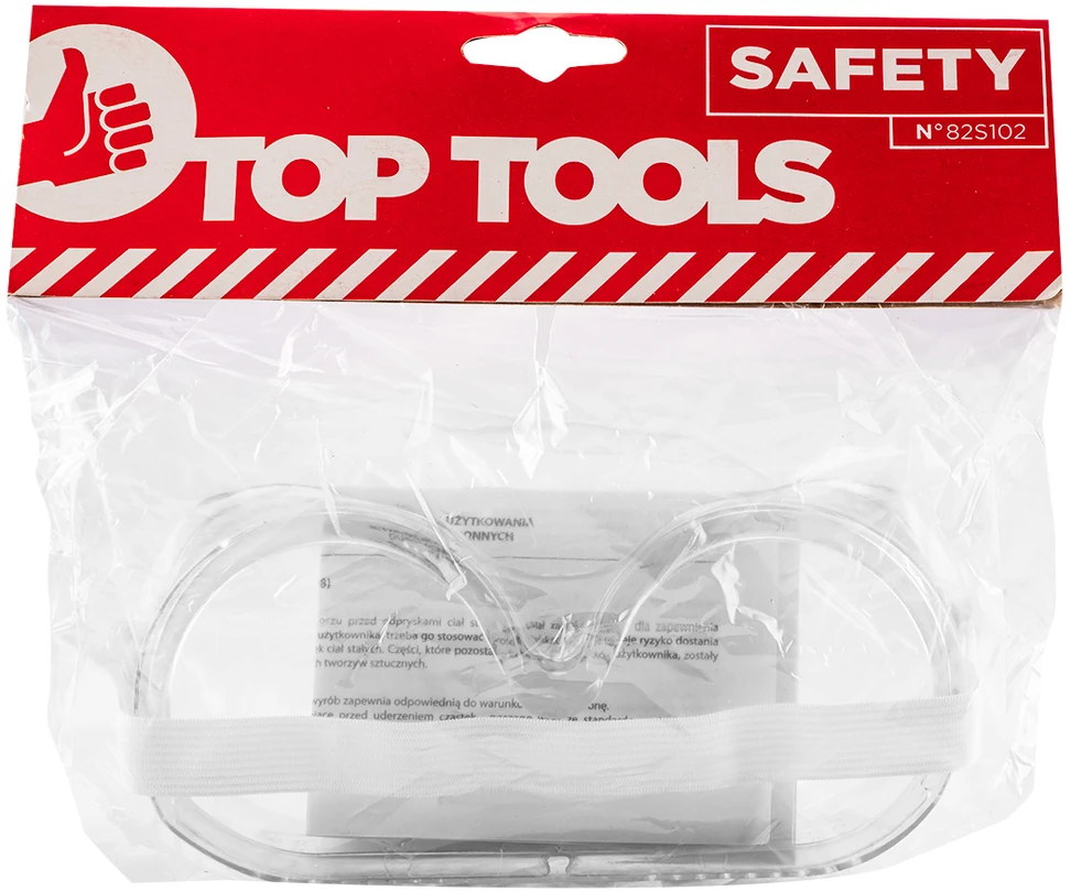 Top Tools Gogle Apsauginiai akiniai, balti
