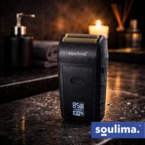Barzdaskutė „Soulima“ barzdos skustuvas su LED ekranu