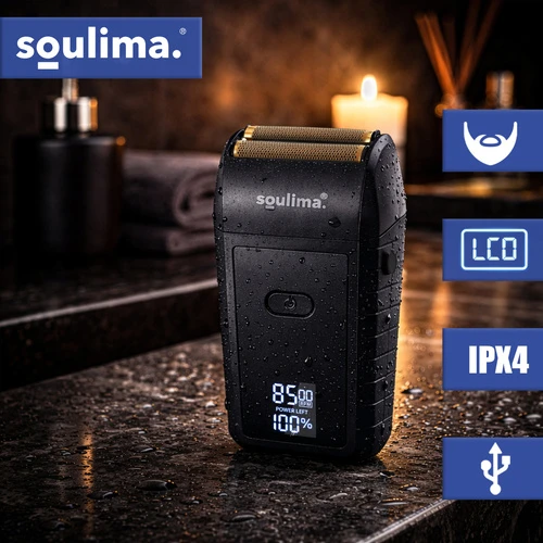 Barzdaskutė „Soulima“ barzdos skustuvas su LED ekranu