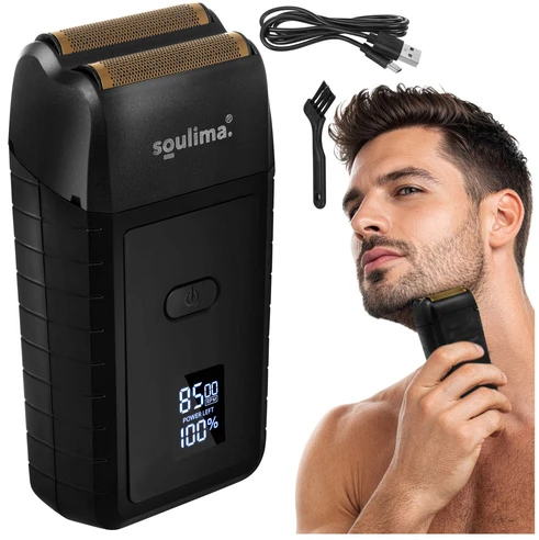 Barzdaskutė „Soulima“ barzdos skustuvas su LED ekranu