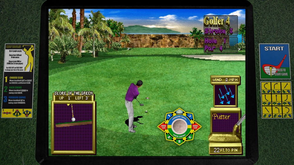 „Golden Tee“ žaidimų automatų klasika – „PlayStation 5“
