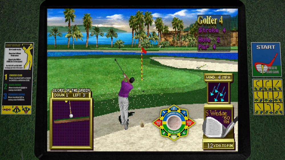 „Golden Tee“ žaidimų automatų klasika – „Nintendo Switch“