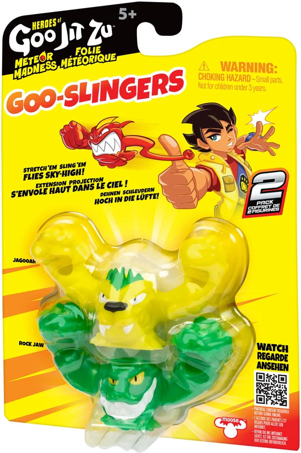 GOO JIT ZU HEROES OF Meteor Madness Goo Slingers dviguba pakuotė