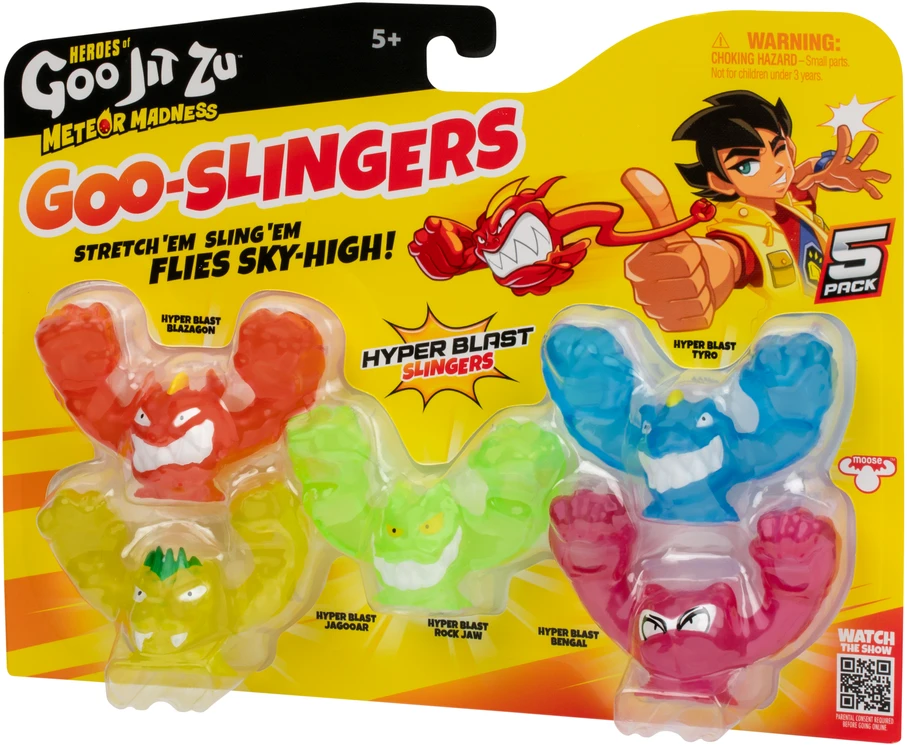 „Goo Jit Zu“ – „Meteor Madness Slingers“ švytintys 5 vnt. (43086)