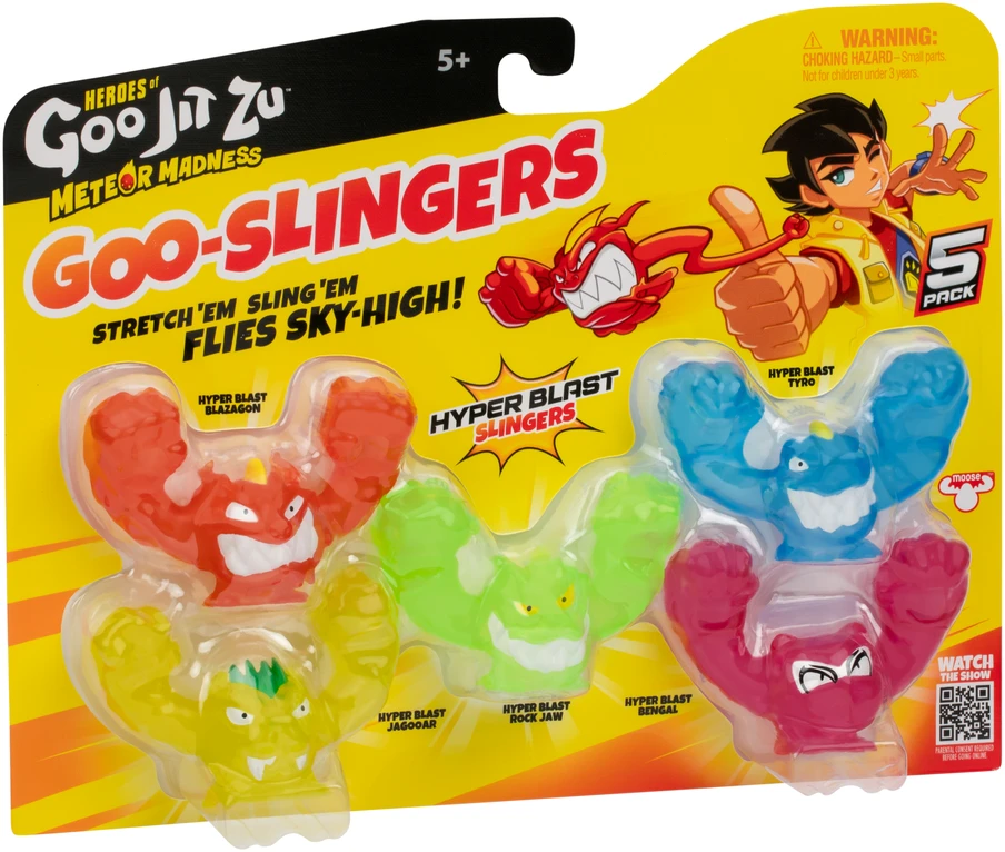 „Goo Jit Zu“ – „Meteor Madness Slingers“ švytintys 5 vnt. (43086)