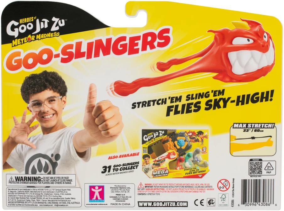 „Goo Jit Zu“ – „Meteor Madness Slingers“ švytintys 5 vnt. (43086)