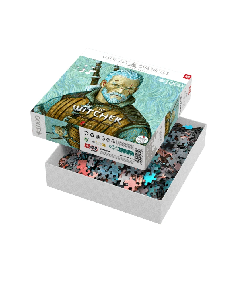 „Cenega Good Loot Game Art Chronicles“ dėlionė: Raganius Geraltas ir Vincentas van Gogas (1000 elementų)
