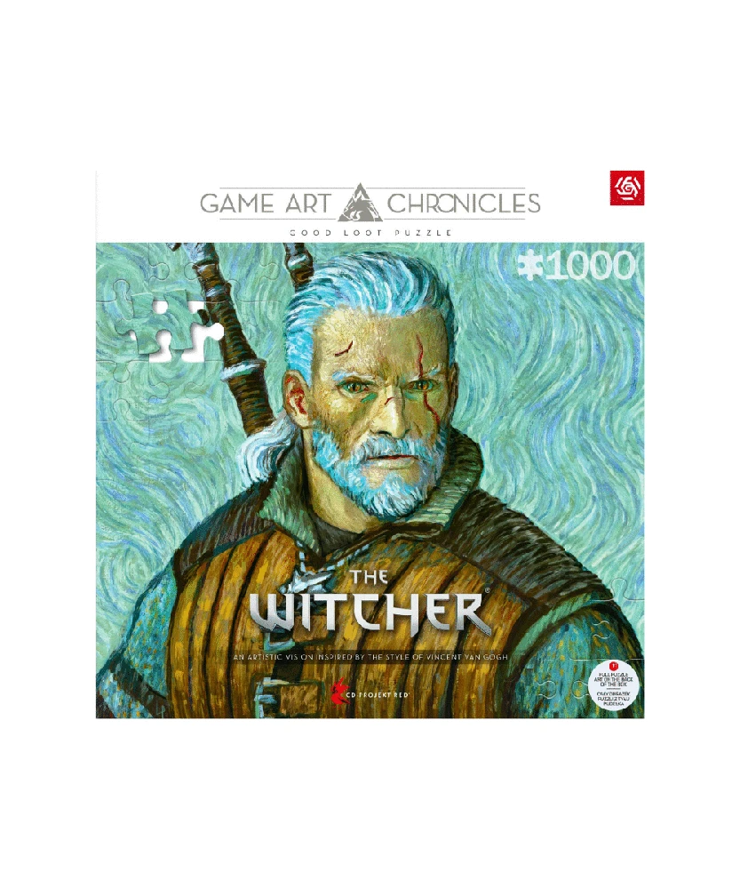 „Cenega Good Loot Game Art Chronicles“ dėlionė: Raganius Geraltas ir Vincentas van Gogas (1000 elementų)