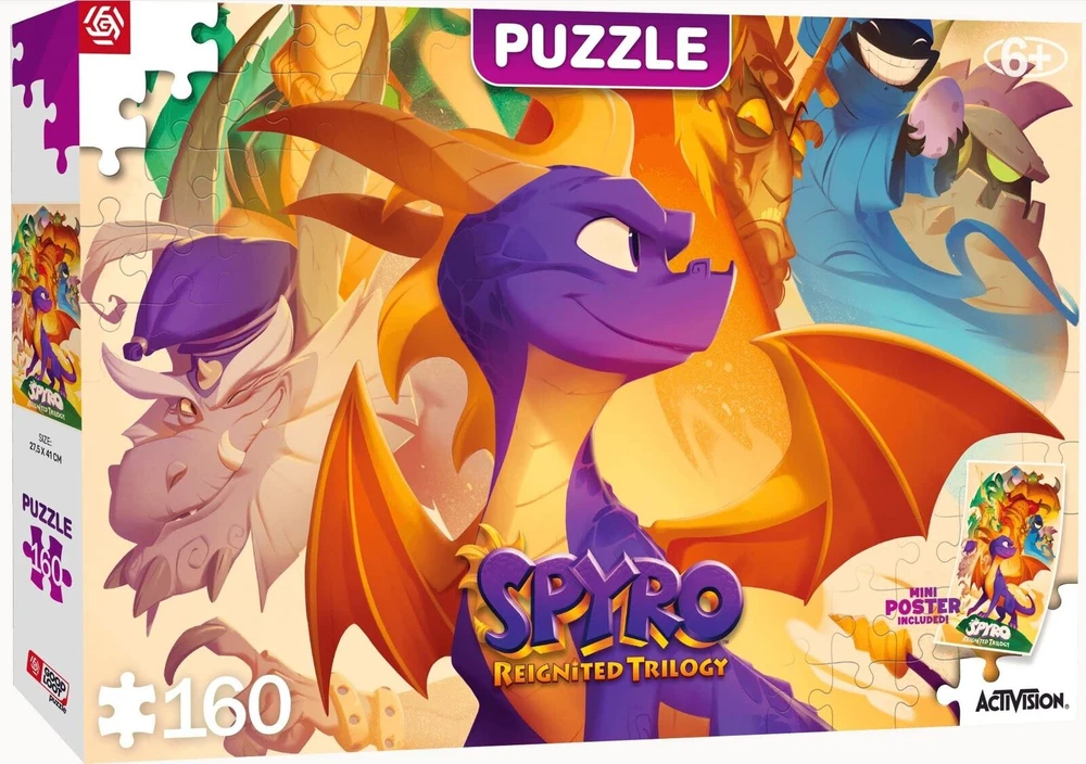 Good Loot Dėlionė 160 vnt. - "Spyro Reignited Trilogy"