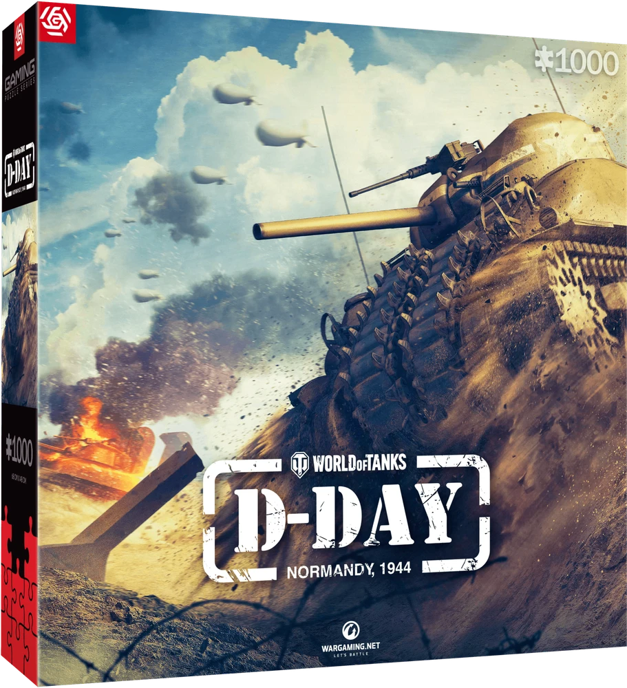 Dėlionė „Good Loot Gaming“ – „World of Tanks: D-Day“, 1000 vnt.