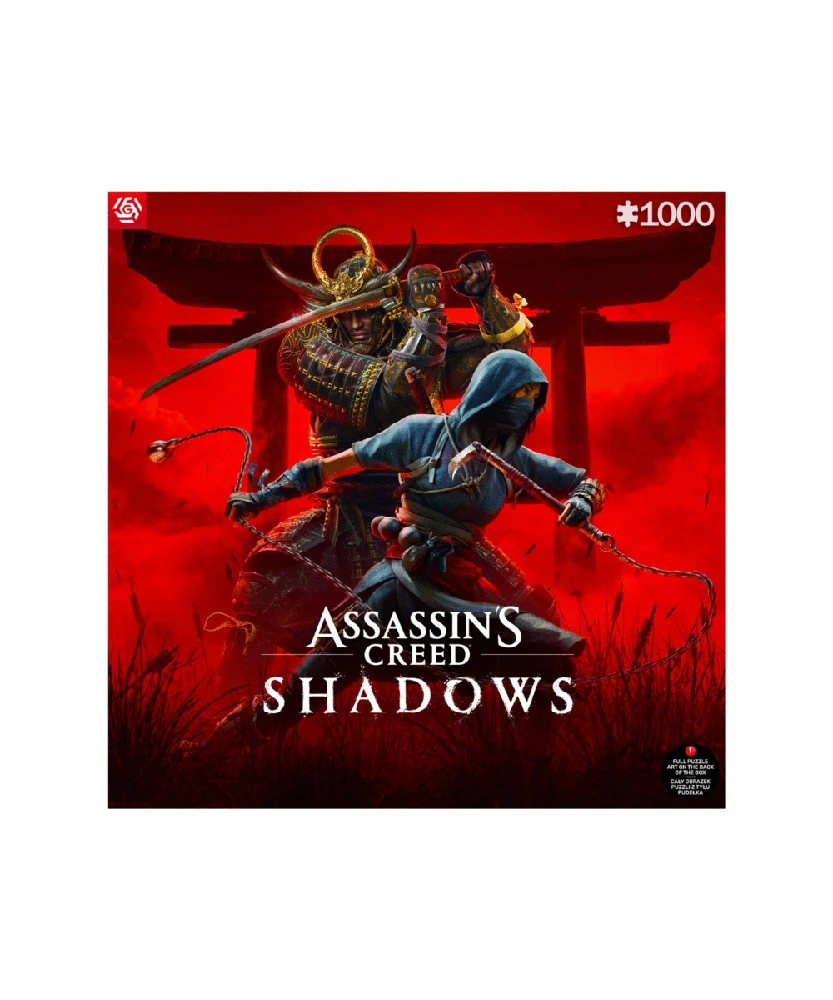 „Cenega Good Loot“ žaidimų dėlionė: Assassin's Creed Shadows Naoe ir Yasuke (1000 detalių)
