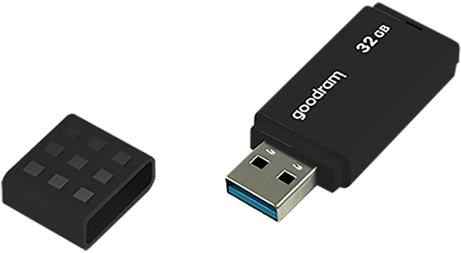 „Goodram“ USB 3.2 32 GB juodas pendrive