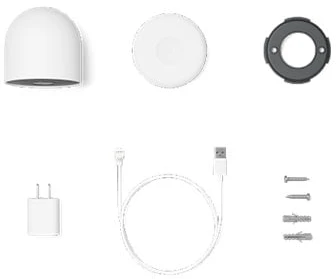 „Google“ – „Nest Cam 2PK“ (lauko arba vidaus, su baterija)