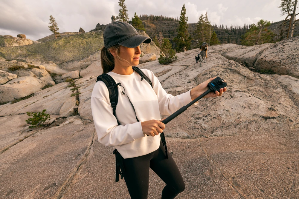 „GoPro“ 40 colių (1 m) anglies pluošto prailginimo kotas