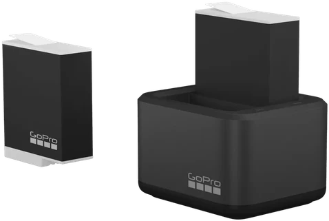 GOPRO DUAL BATTERY CHARGER + ENDURO BATTERY (HERO12/HERO11/HERO10/HERO9 Juodas )