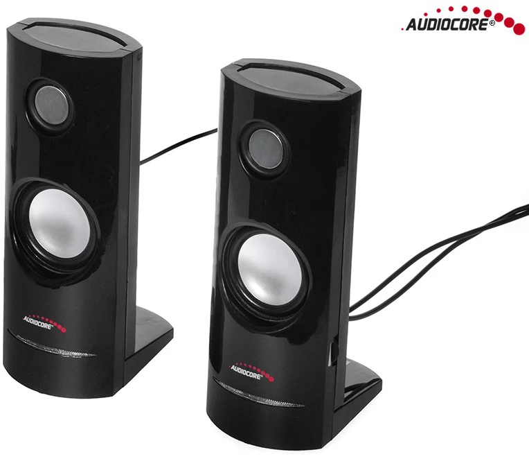 Kompiuterio kolonėlės Garso Kolonėlė - Audiocore AC860 2 Krypčių 4 W, Juoda