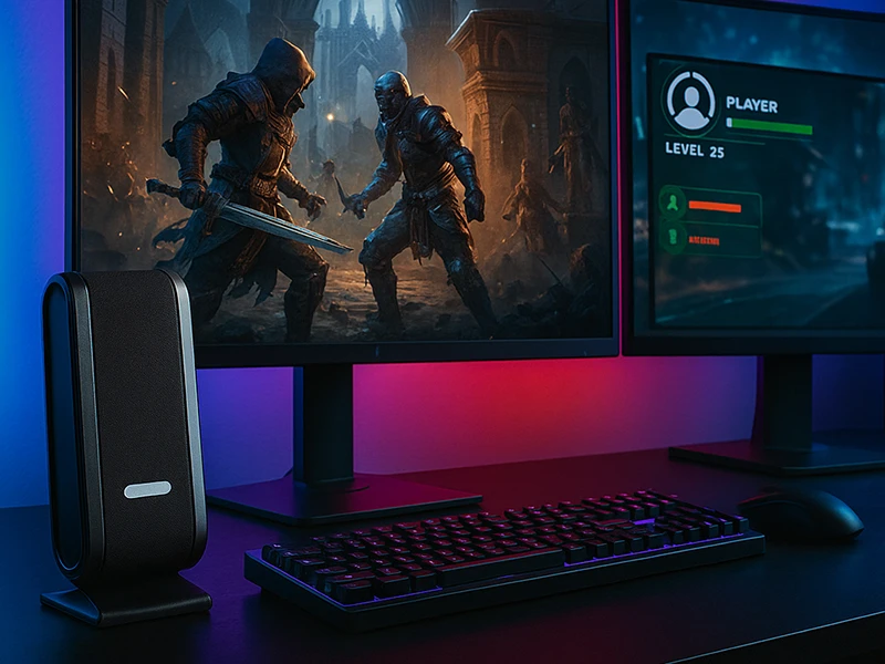 Kompiuterio kolonėlės TRACER TRAGLO43293 Garsiakalbiai 2+0 Quanto Juodas USB