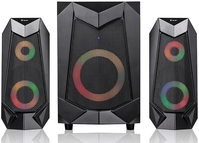 Kompiuterio kolonėlės TRACER 2+1 Hi-Cube RGB Flow BT garsiakalbiai