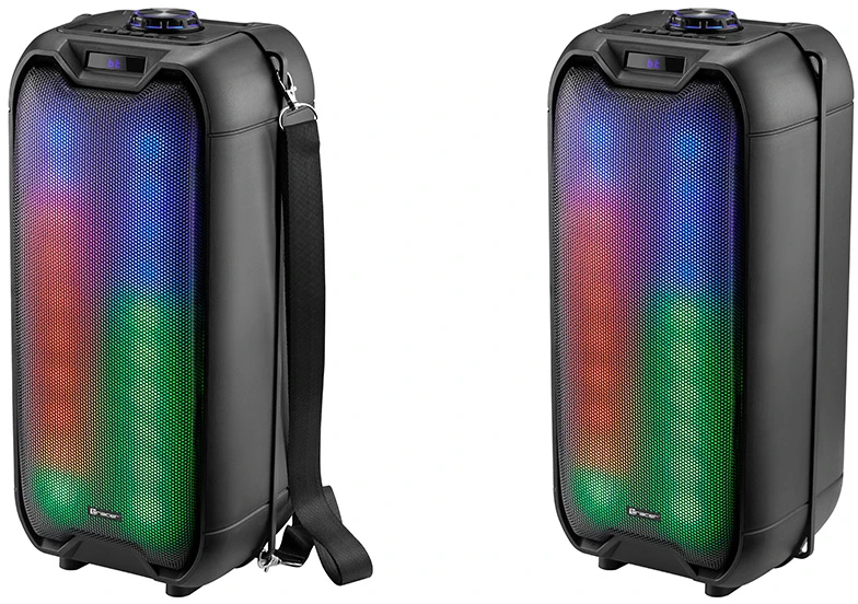 Nešiojama kolonėlė Tracer Tower LED TWS, Juodos spalvos