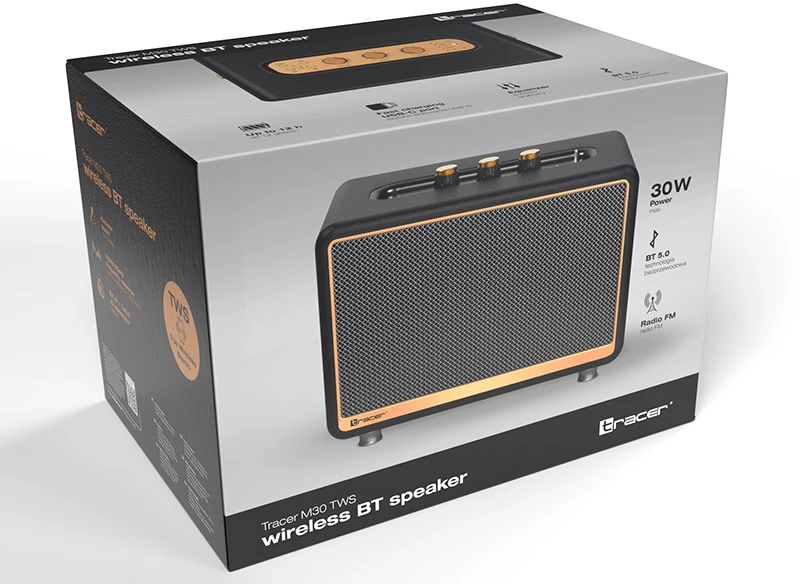 Tracer M30 TWS Bluetooth juoda