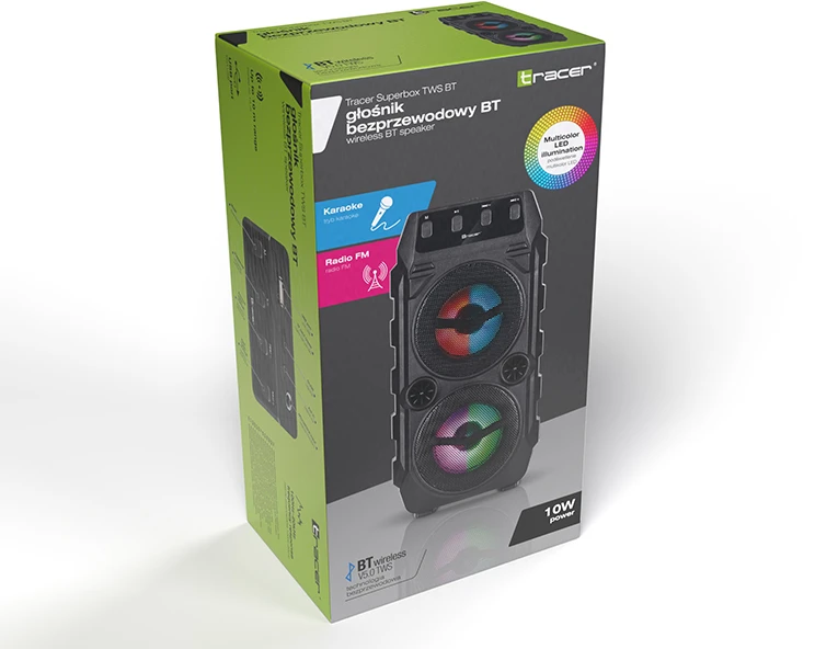 TRACER Superbox belaidis garsiakalbis su Bluetooth ir TWS (TRAGLO46612)