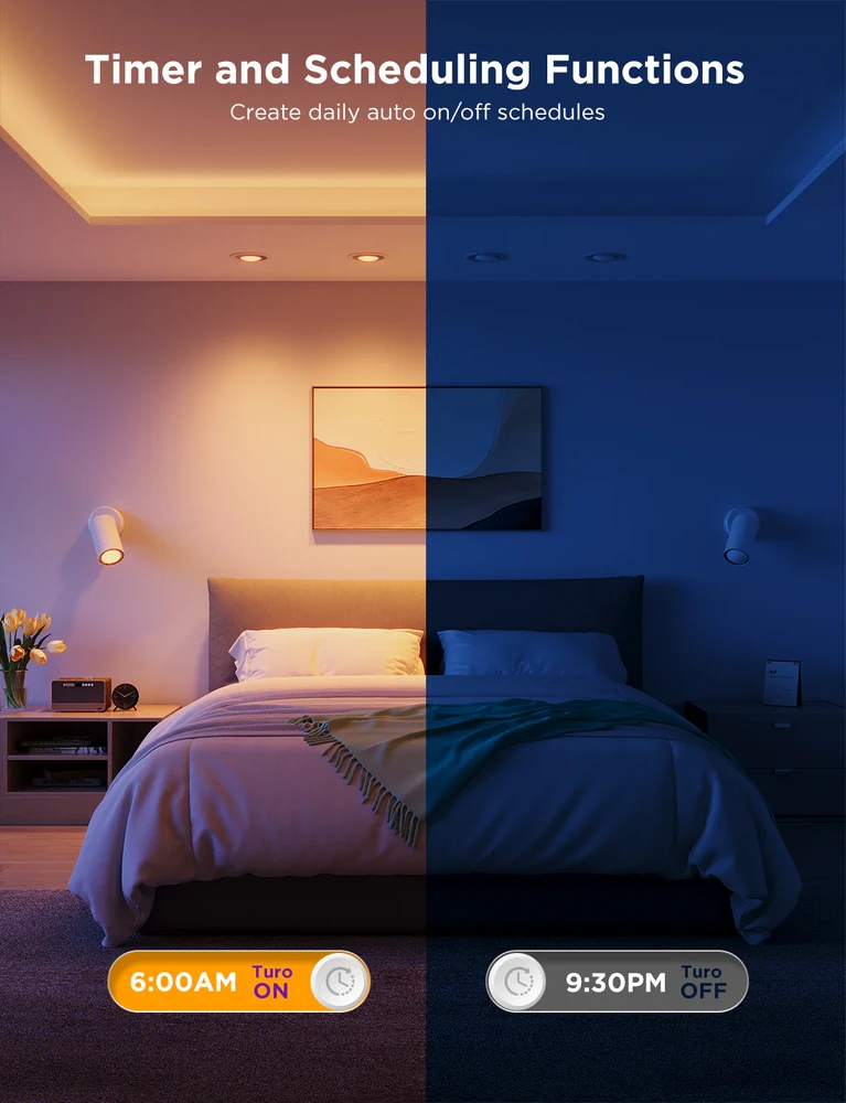 Govee RGBWW išmanioji 4.8W LED lemputė GU10 2vnt.