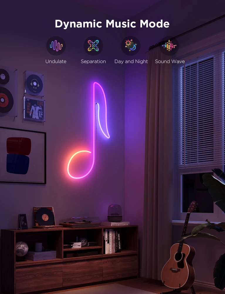 Govee H61D5 Neoniniai žibintai 2 5m | Oświetlenie LED | Matter, HomeKit, Google, Alexa, SmartThings