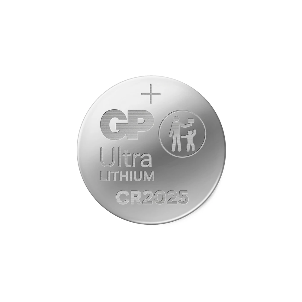 GP Battery GP - itin ličio jonų baterijos CR2025, 3 V (4 vnt. pakuotė)