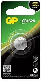 Elementas GP LITHIUM CR1620, 3V