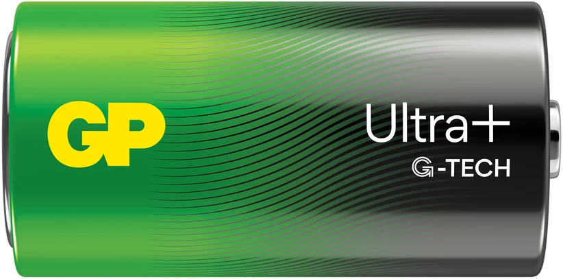 GP Battery GP - Ultra Plus baterijos, C dydis, 14AUP/LR14, 1,5 V (2 vnt. pakuotėje)