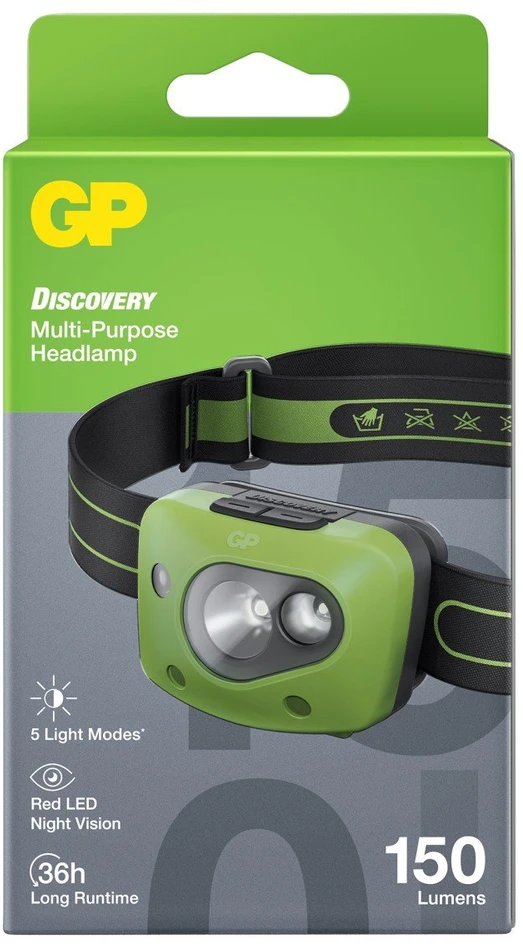 GP DISCOVERY Multi Purpose Headlamp CH43 žibintas ant galvos